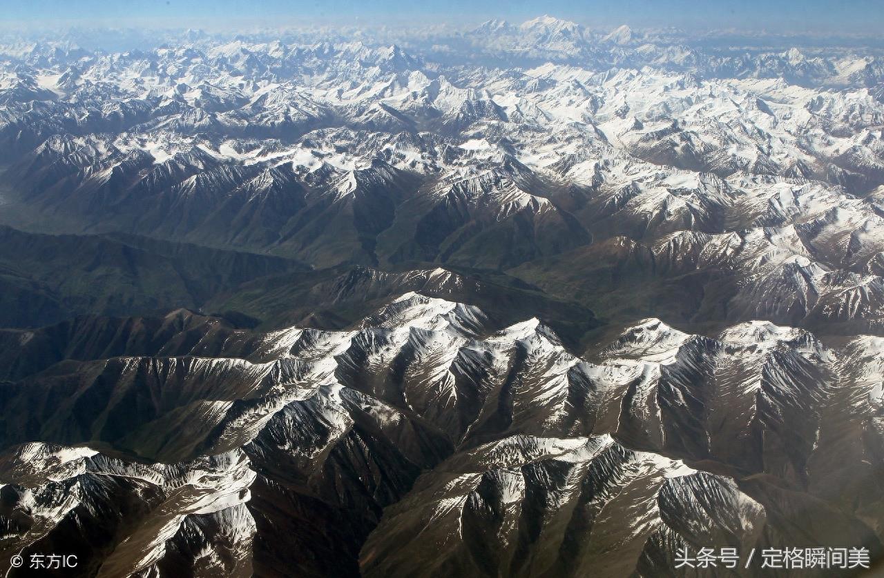 千米高空航拍的世界第一高峰珠穆朗玛峰6张图 每一张图都像仙境