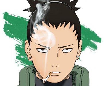 ​火影忍者：自从阿斯玛死后，学会抽烟的鹿丸真是又帅又让人心疼