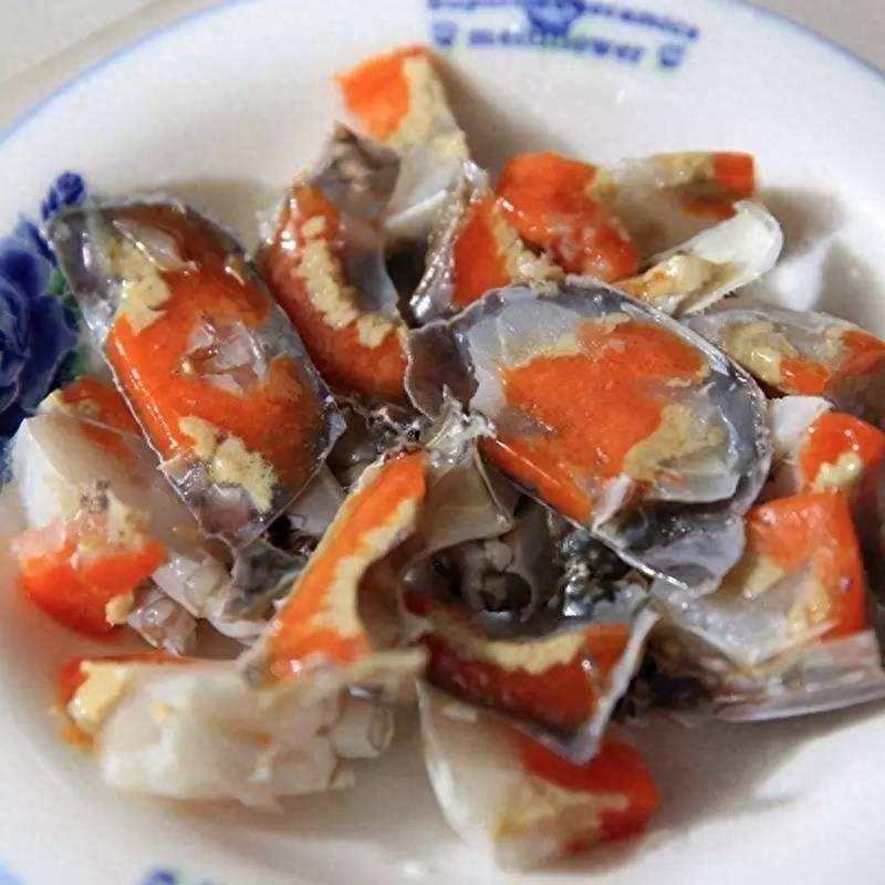 江南美食之红膏炝蟹