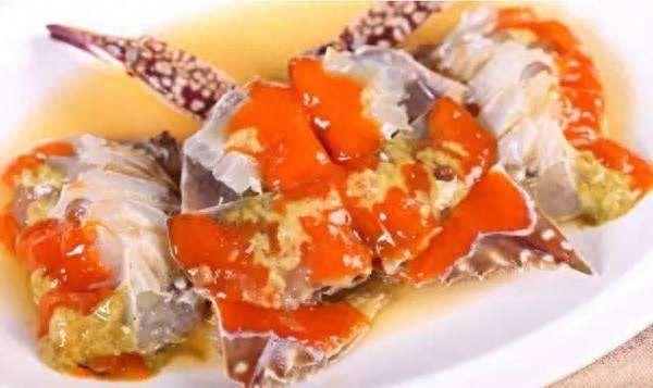 江南美食之红膏炝蟹