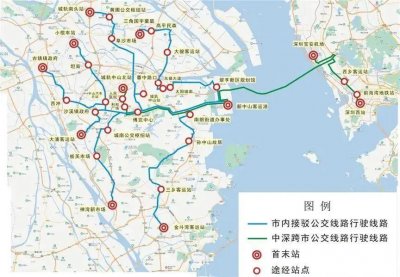 ​深中跨海公交线路曝光，中山这些小区公交直达深圳