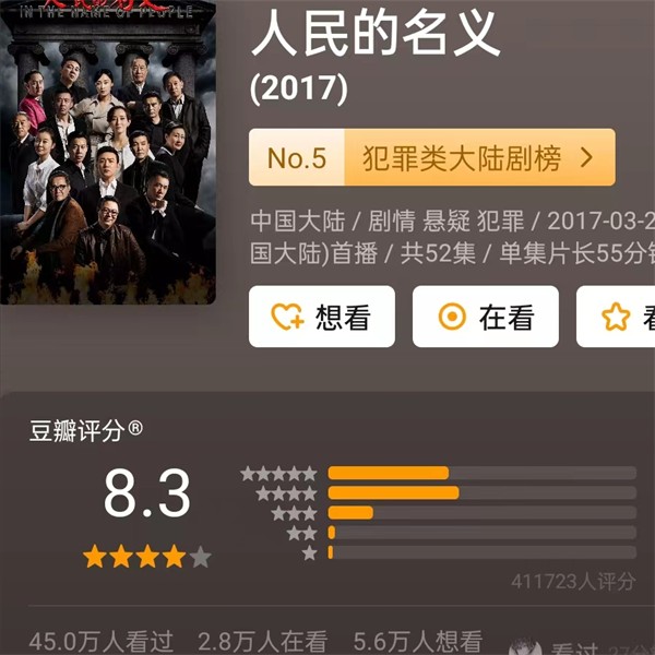 豆瓣高分十大反贪电视剧（反贪电视剧排行榜前十名）-