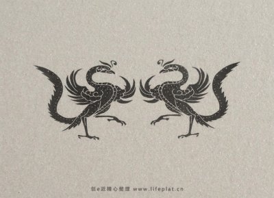 ​中国古代传说中的瑞鸟——凤凰的纹样图腾