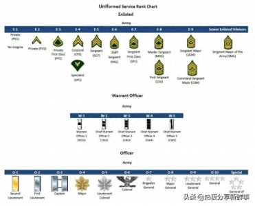 ​美国军衔完整列表（按顺序） 上