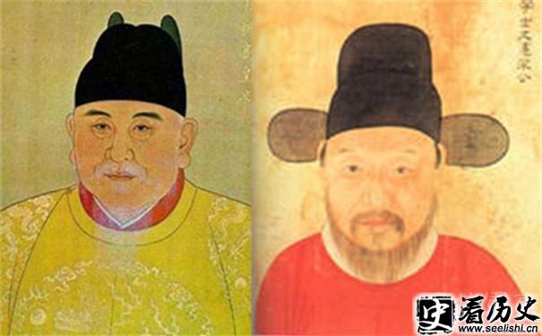 朱元璋与欧阳伦像
