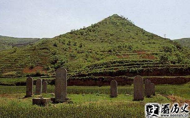 汉文帝刘恒霸陵图