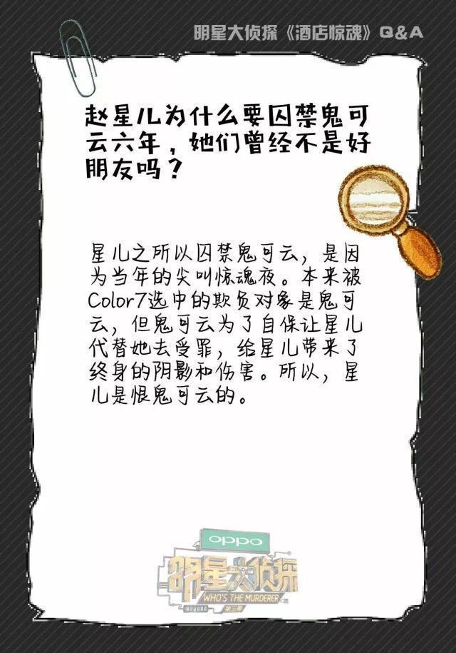 《明星大侦探》强势解密，玫瑰酒店的秘密你都知道了吗？