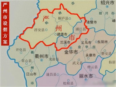 ​舟山并入宁波，设立地级慈溪与严州市，浙江省辖市可保持12个左右
