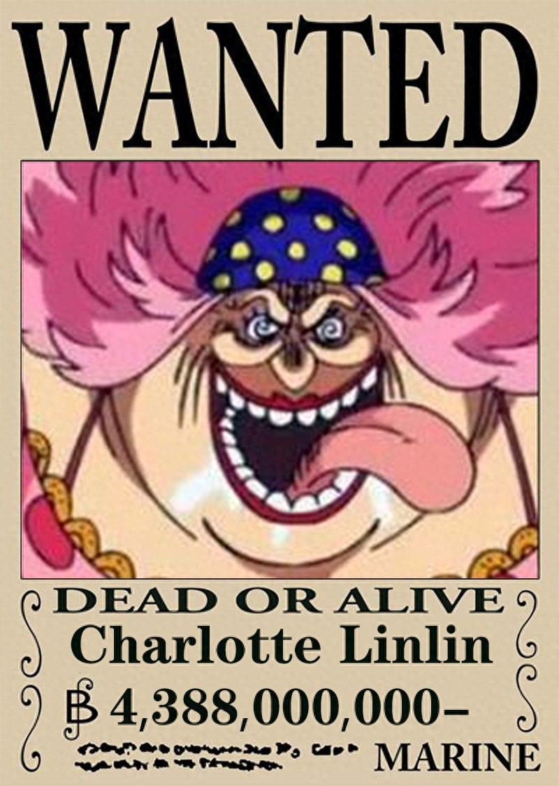 海贼王:自制四皇悬赏单,香克斯40亿,白胡子50亿