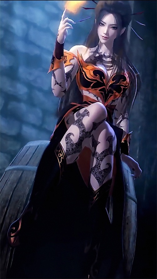 焰灵姬超清全屏手机壁纸