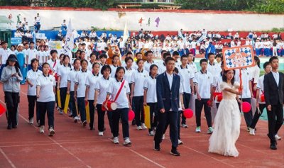 ​欢乐又青春！山师附中秋季运动会热闹开场