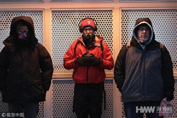 美国迎历史性寒流芝加哥零下45度 3亿人受影响