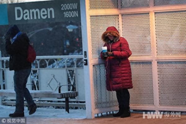 美国迎历史性寒流芝加哥零下45度 3亿人受影响
