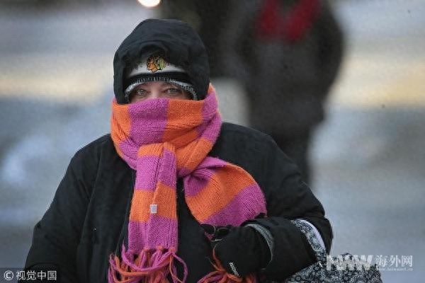 美国迎历史性寒流芝加哥零下45度 3亿人受影响