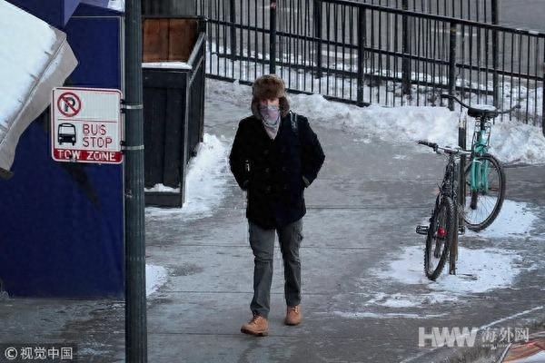 美国迎历史性寒流芝加哥零下45度 3亿人受影响