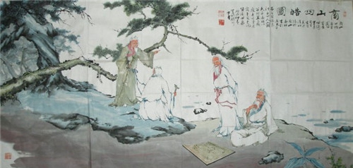 秦末汉初的五大山人是谁?闭于五大山人的材料