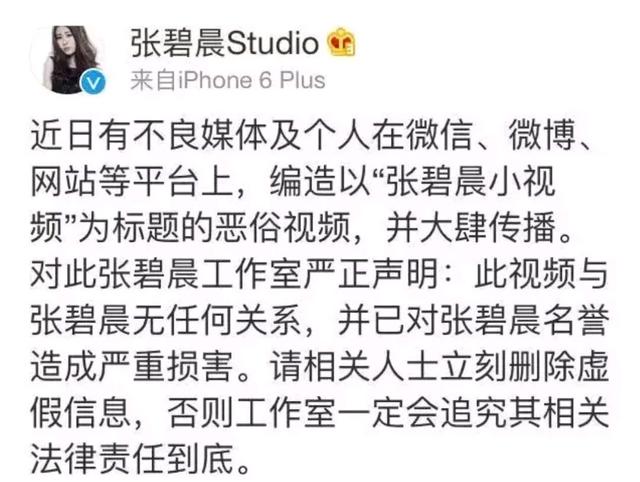 张碧晨针对孩子事件的处理对策(黑心网友假造谣张碧晨)(10)