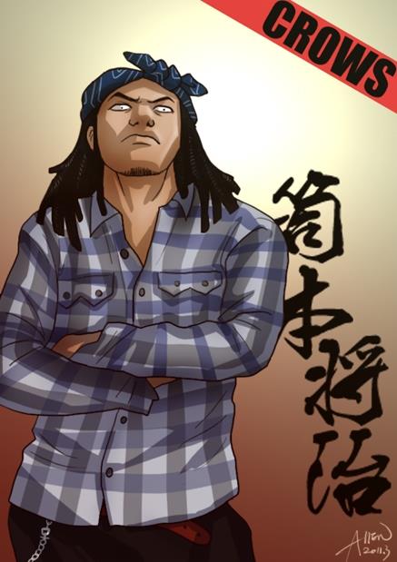 《热血高校》系列:电影版CrowsZero手绘人物图鉴大全