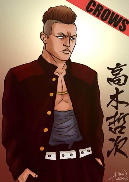 《热血高校》系列:电影版CrowsZero手绘人物图鉴大全