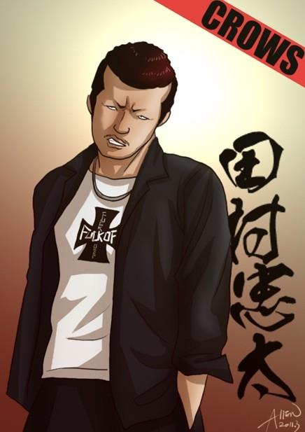 《热血高校》系列:电影版CrowsZero手绘人物图鉴大全