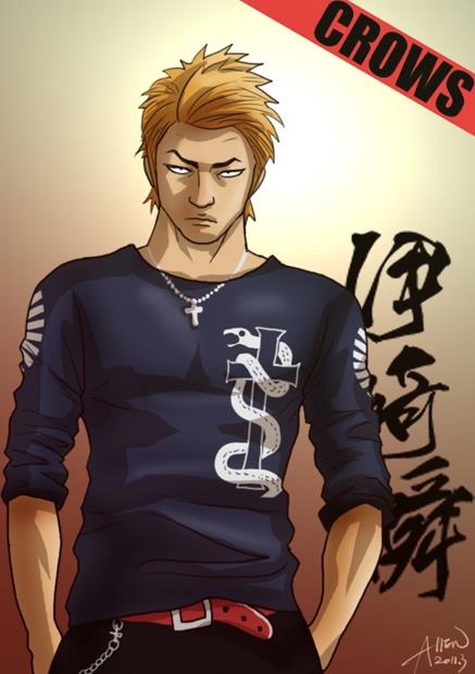 《热血高校》系列:电影版CrowsZero手绘人物图鉴大全