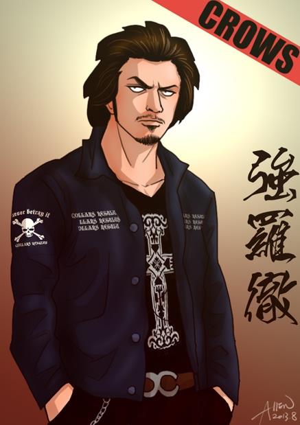 《热血高校》系列:电影版CrowsZero手绘人物图鉴大全