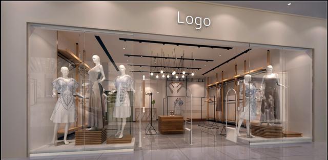 简约服装店铺装修方案(服装店铺装修设计)(1)