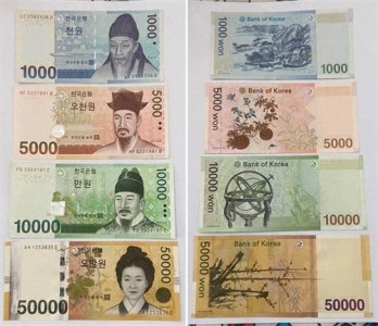 ​韩元纸币上的那些历史人物