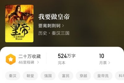 ​六本穿越当皇帝的小说，智慧手段文笔都相当出色