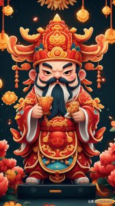​《绝美！这些财神爷壁纸让你财运亨通一整年！》