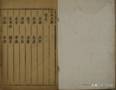 ​古代天文古藉《甘石星经》