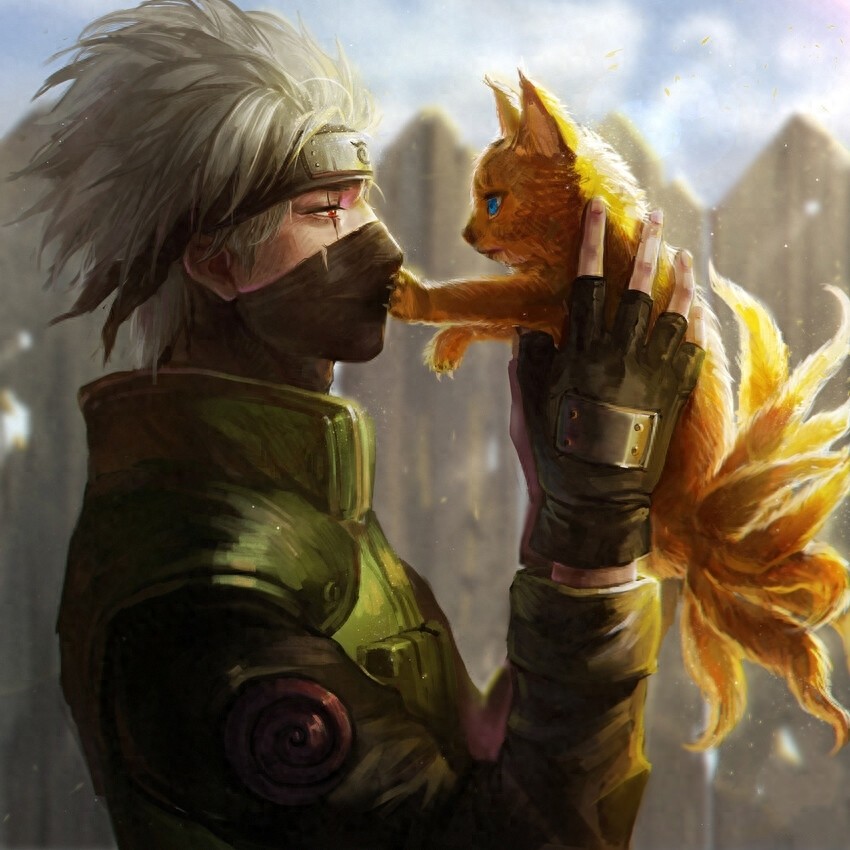 P站火影忍者系列精美插画图集:我在你身旁,而你一直注视着我