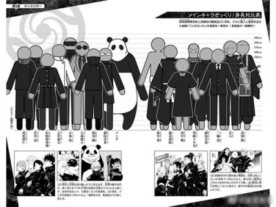 ​《咒术回战》公布身高，五条悟192cm，乙骨将近180cm