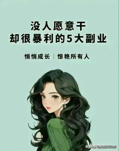 ​没人愿意干却很暴利的5大副业
