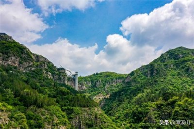 ​淄博潭溪山：雨过天晴，绿树成荫，邂逅醉美潭溪蓝