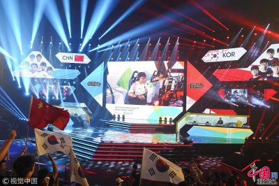 ​2018亚运会电竞决赛中国3比1战胜韩国夺得冠军