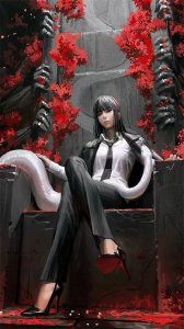 ​ins插画师guweiz惊艳御姐系超清壁纸