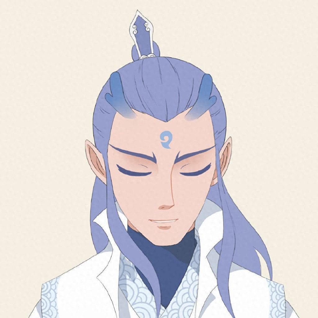 《哪吒之魔童降世》敖丙高清手机壁纸 哪吒要比他幸福得太多了啊