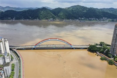 ​西江2024年第2号洪水洪峰过境梧州