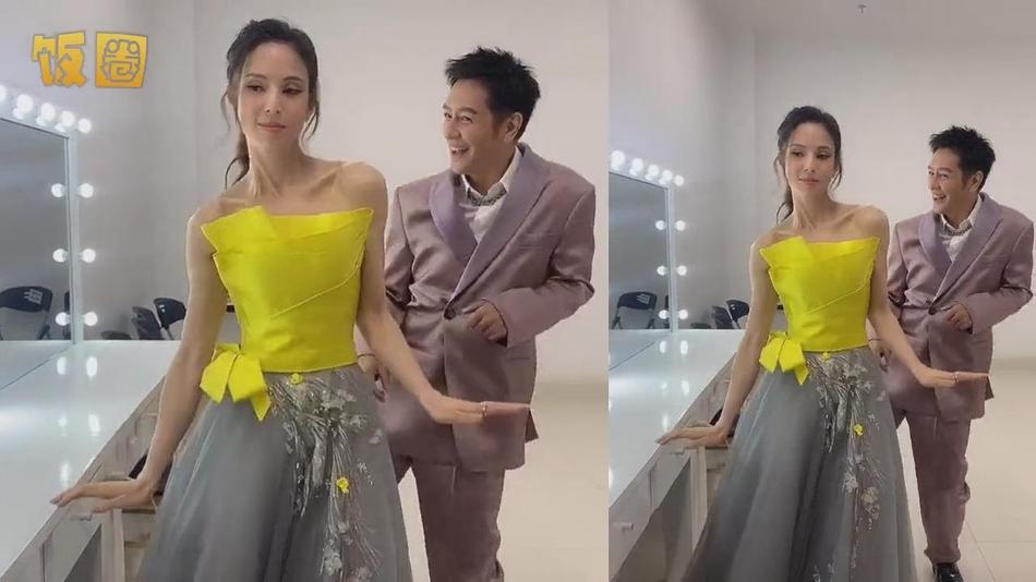 李若彤陈浩民同框