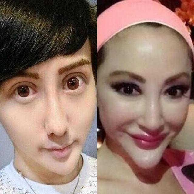 四大女星大方承认整容（娱乐圈这8位女星被整容毁掉）(26)