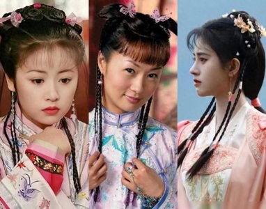 ​如今很多的古装发型是当年的古装发型玩剩下的，因为有图有真相！