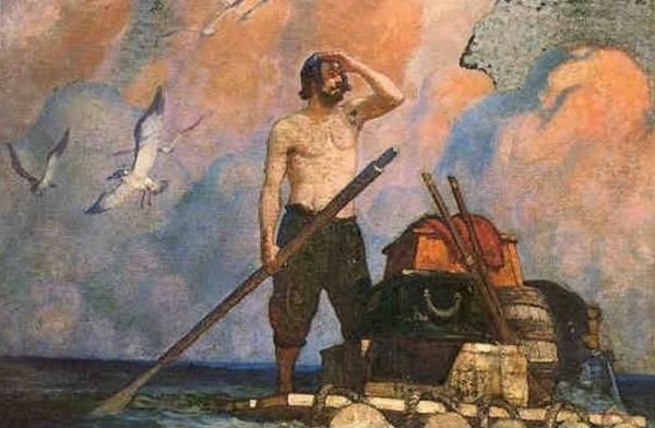 鲁滨逊漂流记好词好句摘抄,鲁滨逊漂流记好词好句好段图1