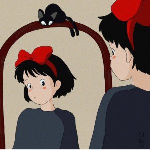 ​尽管也曾有消沉的时候，我还是过得佷好。42张魔女宅急便动漫头像