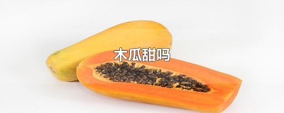 ​木瓜甜吗