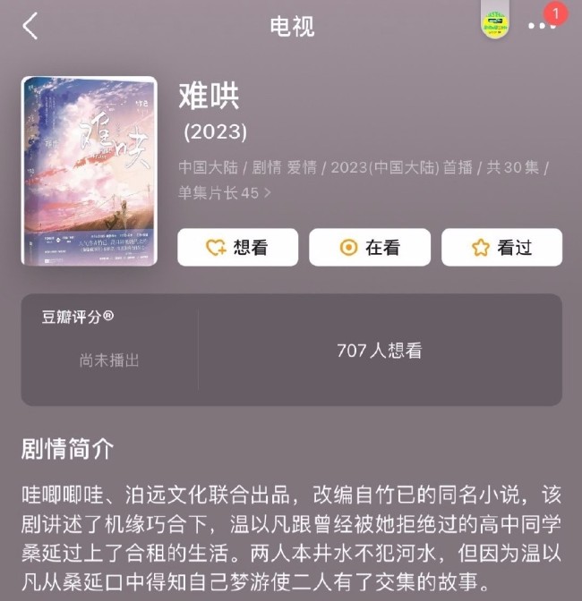 网传难哄主演张凌赫王楚然