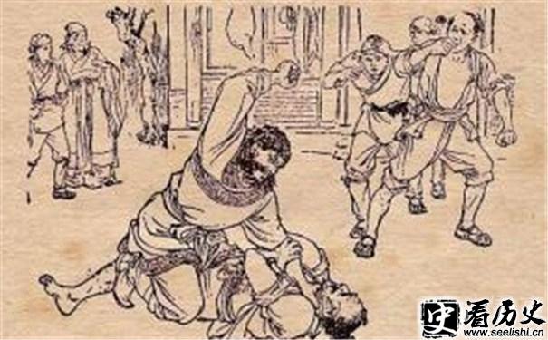 鲁智深拳打镇关西图