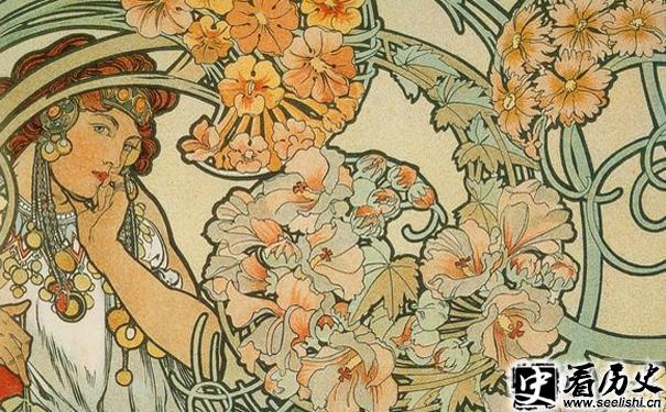 阿尔丰斯穆夏 画作