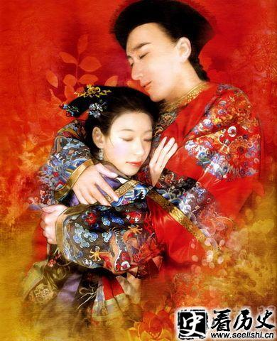 同治皇后与同治画像