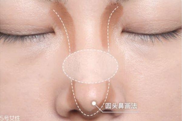 修容棒怎么画鼻子 鼻影的画法图解